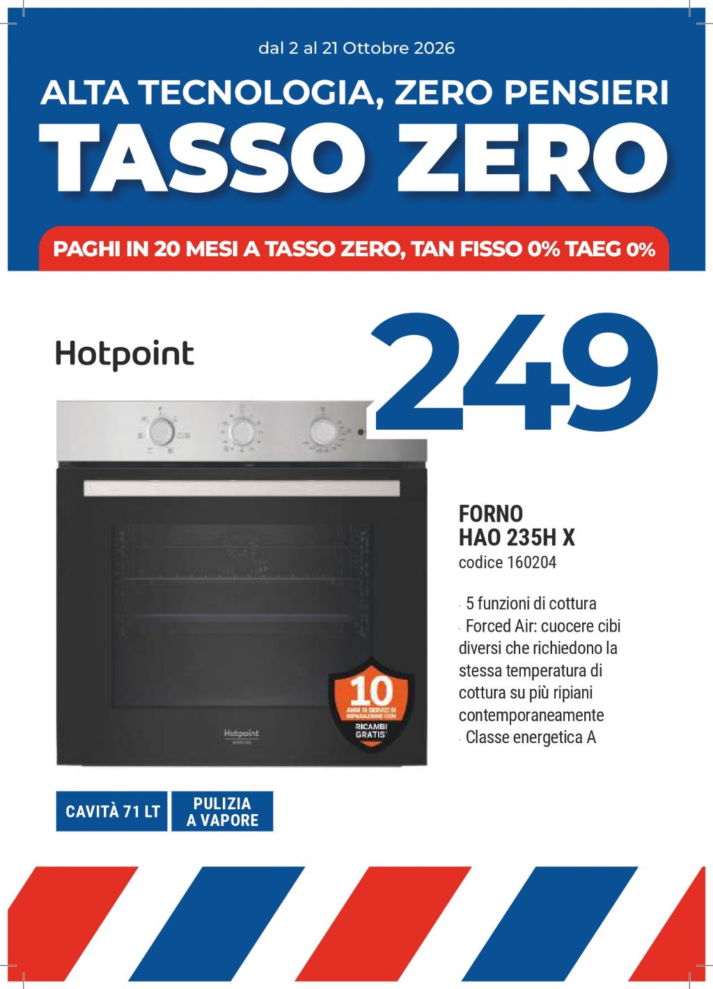 FORNO HOTPOINT-ARISTON HAO235HX
